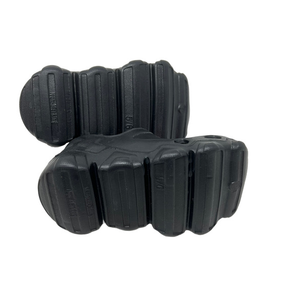 Marvel Ultimate Spider-Man Shoes Child Size 5-6 Black with Red Spider-Man Logo - Picture 6 of 7